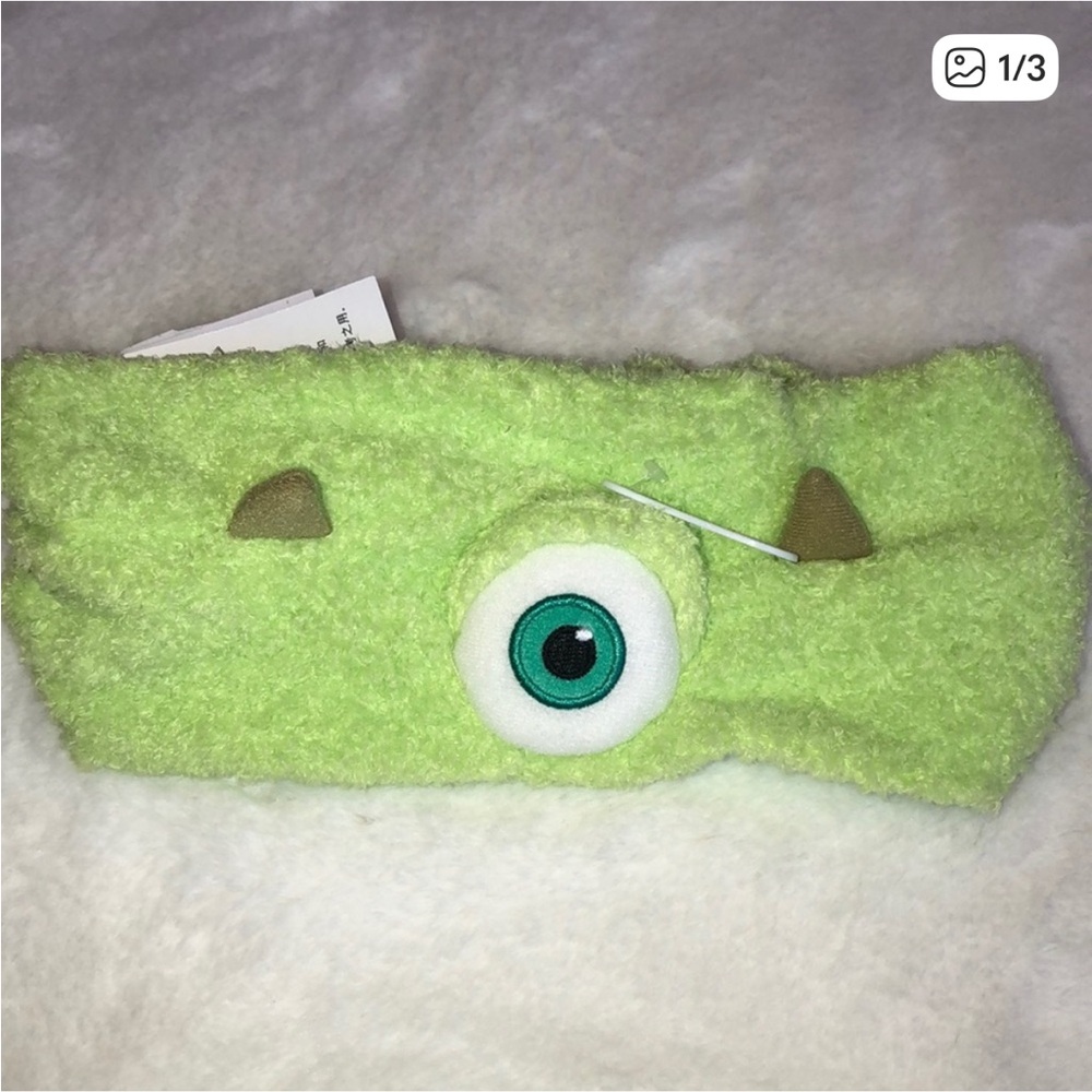 Monsters inc. Mike Wazowski headband.